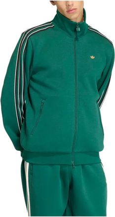 adidas Classic Tipped Stripes Track Top - male - Adidas - Training Jackets - Green - XL - Sport