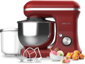 Cecotec Cecotec - Batidora Amasadora Batidora Amasadora Cecomixer Merengue 5l 1200 Ice-cream Red