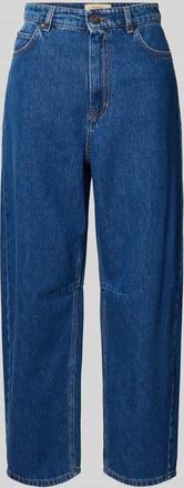 Max Mara Baggy Jeans aus reiner Baumwolle Modell DOUGLAS in Blau, Gr&ouml;&szlig;e 38
