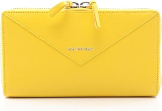 Balenciaga Yellow Leather Long Wallet (Bi-Fold) (Pre-Owned)