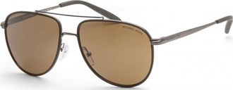 Michael Kors Womens MK1132J 59 10237I Saxon Sunglasses - Silver - One Size