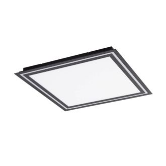 Lucande L&aacute;mpara De Techo Led leicy En Negro Metal - Lucande