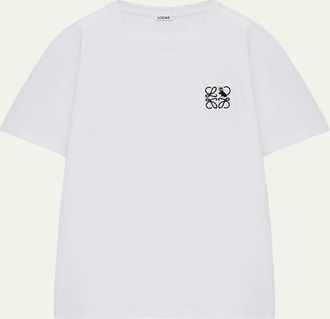 Loewe Mens Anagram Relaxed Fit T-Shirt