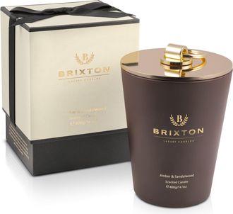 OEM Vela Arom&aacute;tica Brixton 400g &Aacute;mbar Y S&aacute;ndalo Homms