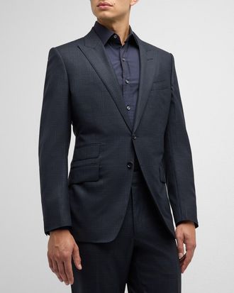 Tom Ford Mens OConnor Grand Overcheck Twill Suit