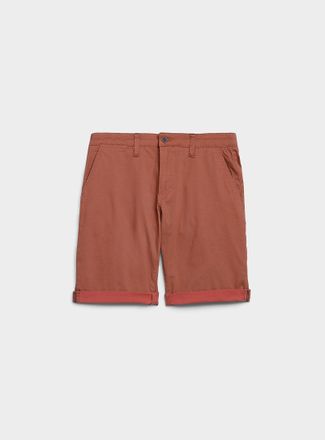 Lindbergh Mens Mini-pattern chino Bermuda Shorts