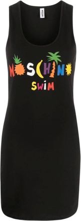 Moschino Badmode, Dames, Zwart, L, Abito