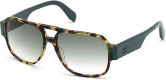 adidas OR0006 55P Mens Sunglasses Tortoiseshell Size 57