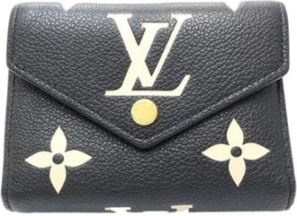 Louis Vuitton Pre-owned Wallets, female, Black, Size: ONE SIZE Pre-owned Canvas Wallet