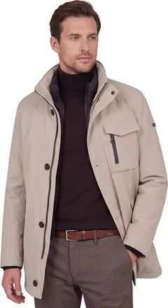 Bugatti Winterjas Bugatti beige waterdicht