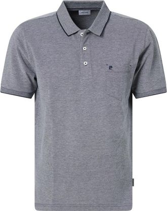 Pierre Cardin Poloshirt PIERRE CARDIN, Herren, Gr. 4XL, blau (salute), Piqu&eacute;, Obermaterial: 100% Baumwolle, Shirts Poloshirt