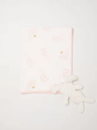 LE BEB&Eacute; Coperta da culla per neonato in cotone con stampa grafica