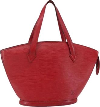 Louis Vuitton Pre-owned Vintage Handtas - Dames - Vintage Handtas - Rood - ONE Size - Leer - Vintage