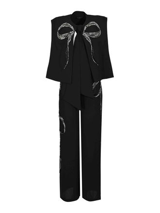 Tarik Ediz Meli Crepe Suit