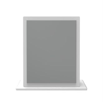 Welcome Furniture Kingston Dressing Table Mirror - White Ash & Bardolino Oak - Welcome Furniture | TJ Hughes