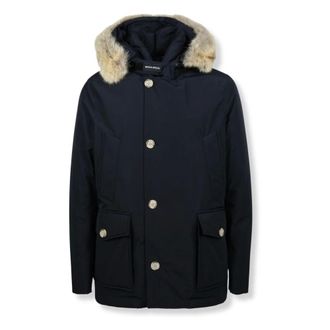 Woolrich Heren, Jassen, Blauw, Maat: XL Leer