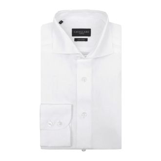 Cavallaro Heren, Overhemden, Wit, Maat: 3XL