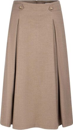 Seductive Harvey Rok - Stijlvol en Trendy - Dames - Midirokken - Beige - L - Rokken