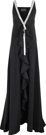 Giovanni Bedin Crystal Belt Dress - Dames - Maxi kleedjes - Zwart - XS - Kleedjes