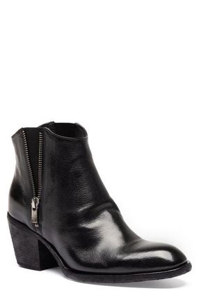 Officine Creative Sydne 015 Suede Pointed-Toe Bootie in Black at Nordstrom, Size 37.5