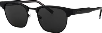 Lacoste Stijlvolle zonnebril voor een trendy look - Heren - Zonnebrillen - Zwart - 51 MM - Accessoires