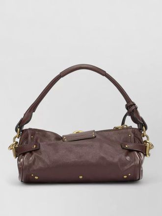 Chlo&eacute; paddington small shoulder bag padlock chain