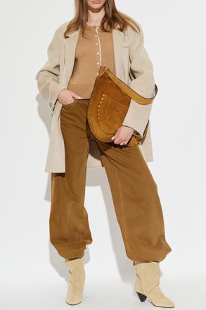 Isabel Marant Short Coat Colbya, Womens, Beige