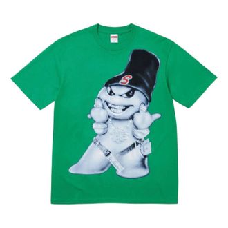 SUPREME Snowman T-Shirt Green FW25T20-GREEN