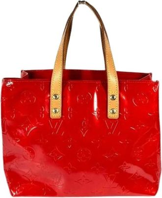 Louis Vuitton Pre-owned Handbags, female, Red, Size: ONE SIZE Pre-owned Canvas Handbag