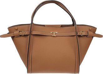 Tod's Tods, Tote Bags, female, Brown, Size: ONE SIZE Small Tim Shopping Bag