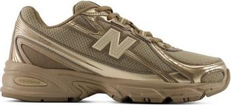 New Balance Unisex 740 in Marrone/Grigio, Sintetica, Taglia 37.5