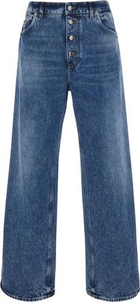 Dolce & Gabbana Wide Jeans - Heren - Loose Fit Jeans - Blauw - L - Denim - Jeans