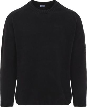 C.P. Company Black Crew-neck Sweater