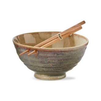 Tag Akira Noodle Bowl S/2 Taupe Taupe Stoneware Everyday in Brown at Nordstrom