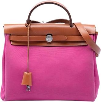 Herm&egrave;s Pre-owned Herbag Zip 31 - - Pre-owned - Donna - Rosa - ONE SIZE