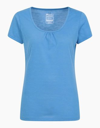 Mountain Warehouse Womens Mountain Warehouse Womens/Ladies Agra Quick Dry T-Shirt - Blue - Size: 10