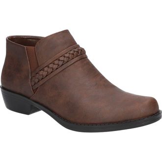 Easy Street Jalia Braided Bootie in Brown/Gore at Nordstrom Rack, Size 5.5