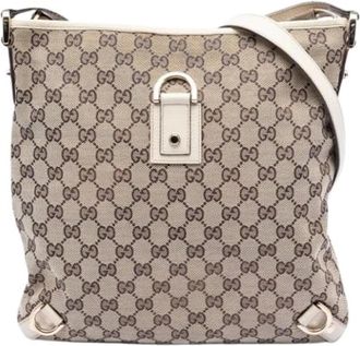 Gucci Pre-owned Cross Body Bags, female, Beige, Size: ONE SIZE Pre-owned The Abbey Crossbody Bag