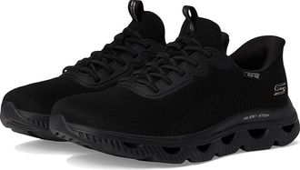 Skechers Hands Free Slip-Ins Bobs Arc Waves Womens Shoes Black/Black : 5.5 M