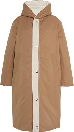 Caalo Sustainable Reversible Satin Down Coat
