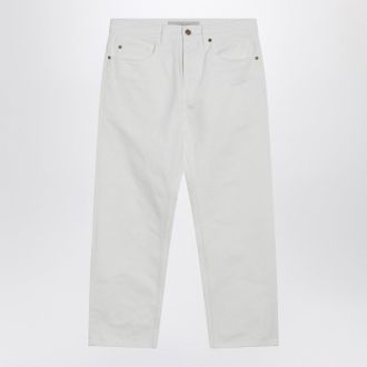 Golden Goose White Cotton Trousers