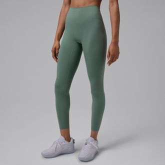 Nike Jordan Womens Jordan Sport Dri-FIT High-Waisted Leggings in Grey | HQ8912-364