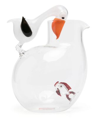 Massimo Lunardon Pelican glass jug - unisex - glass - OS - White
