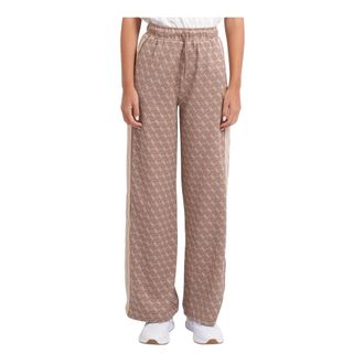 Guess Broeken, Dames, Beige, XS, Polyester, Logo Track Pants