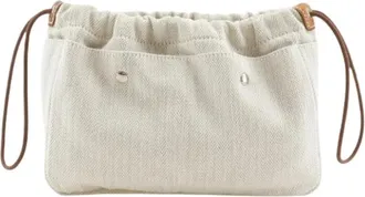 Herm&egrave;s Pre-owned Canvas Pouch - - Pre-owned - Donna - Beige - ONE SIZE
