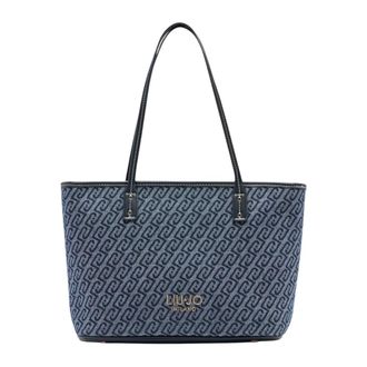 Liu Jo Tassen, Dames, Blauw, ONE Size, Katoen, S Tote Aa 6071 T379A