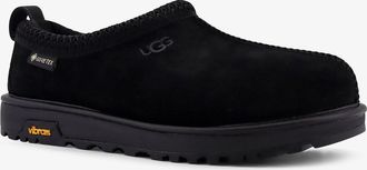 UGG Mens Tasman Gtx Suede Slip-On Black Loafers