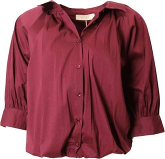 Am&eacute;lie & Am&eacute;lie Budapest Blouse - Dames - Overhemden - Paars - L - Overhemden