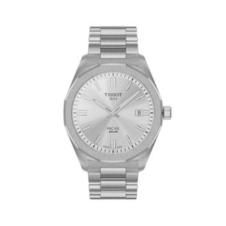 Tissot Tissot - PRC 100 Solar 39mm - Dames - Accessoires - Grijs - Maat: ONE Size