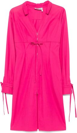 Saint Laurent Chemisier midi in cotone anni 2000 - Rosa